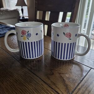 Farberware 4044 Stoneware Mugs From The Claire ll Collection